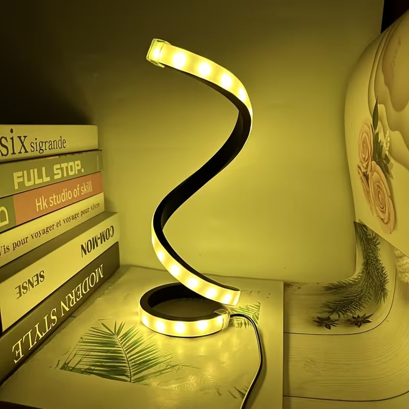 Spiral LED table lamps, view 6