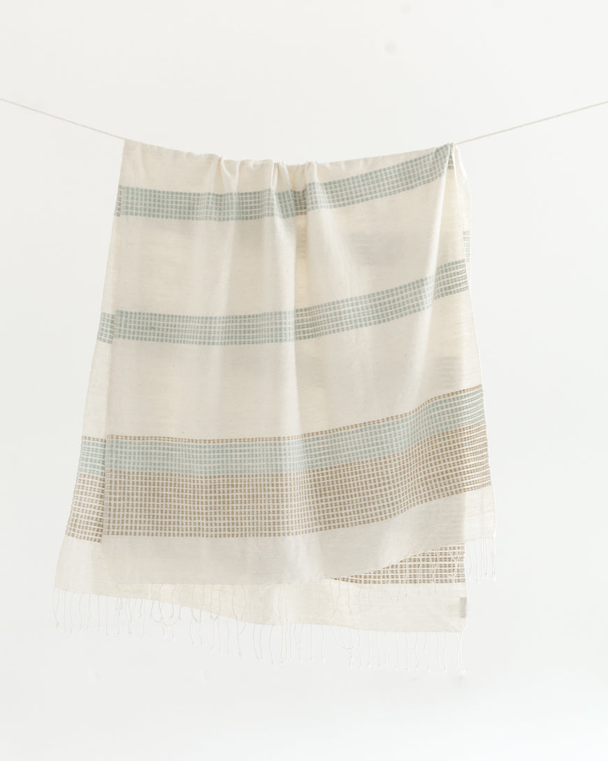Camden Handwoven Cotton Throw Blanket, view 10