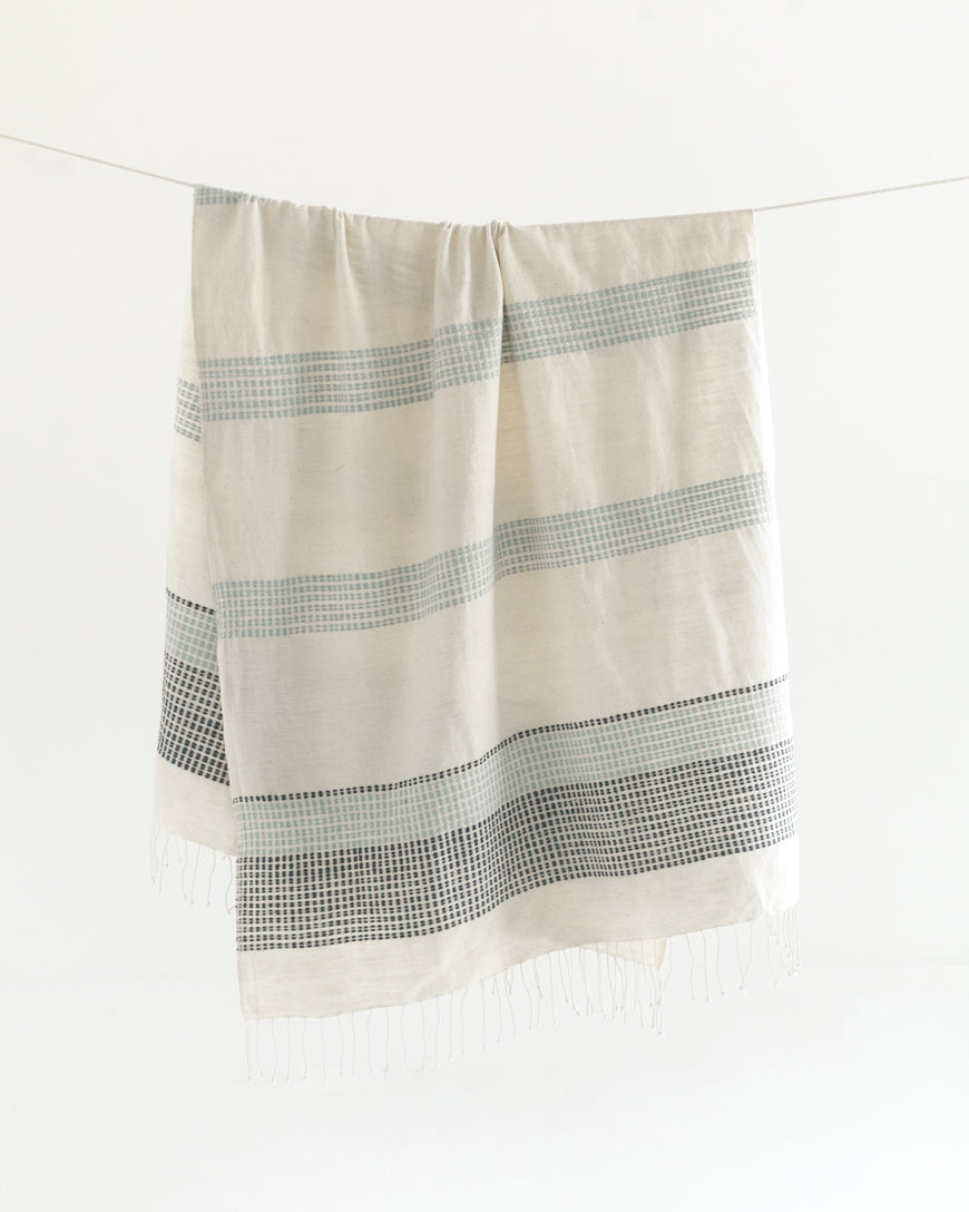 Camden Handwoven Cotton Throw Blanket, view 8