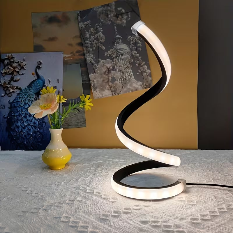 Spiral LED table lamps, view 3
