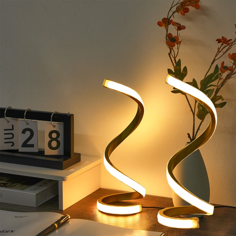 Spiral LED table lamps, view 7