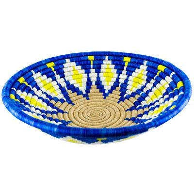 Agaseke woven sisal bowl basket, view 2
