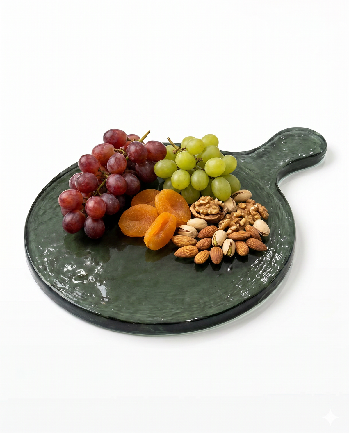 Hammered Glass Round Serving Boards, view 6