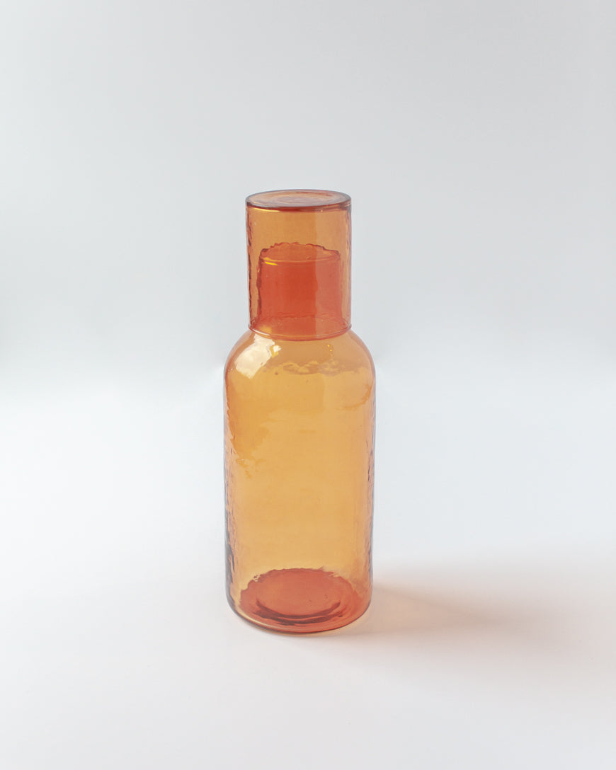 Handblown Hammered Glass Carafe, view 8