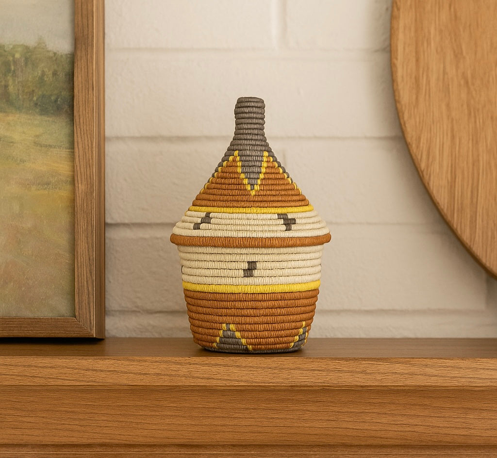 Rwenzori Dawn fair trade basket from Uganda