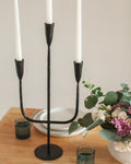 Hand-Forged Iron Candelabra, view 4