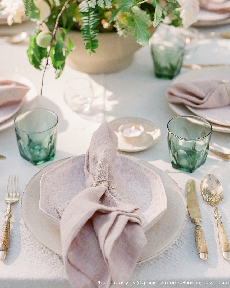 Stone Washed Linen Dinner Napkins, view 3