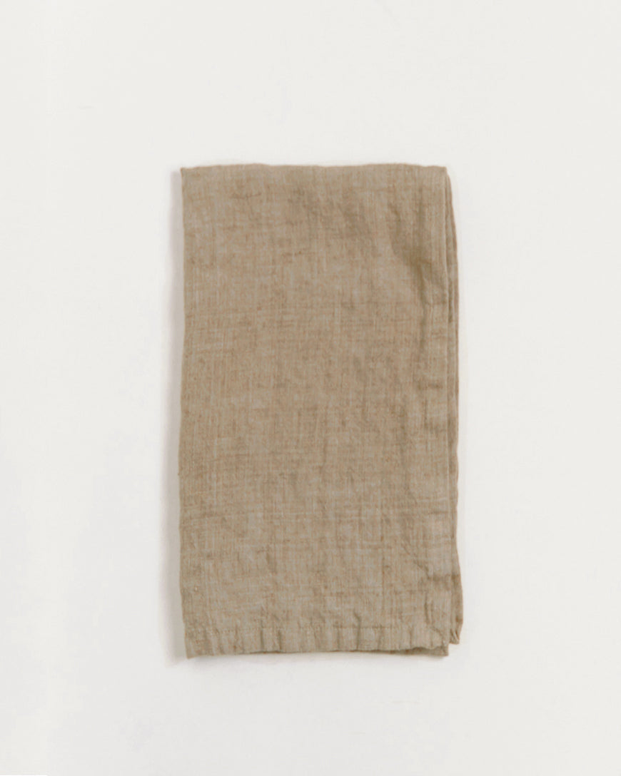 Stone Washed Linen Dinner Napkins, view 4
