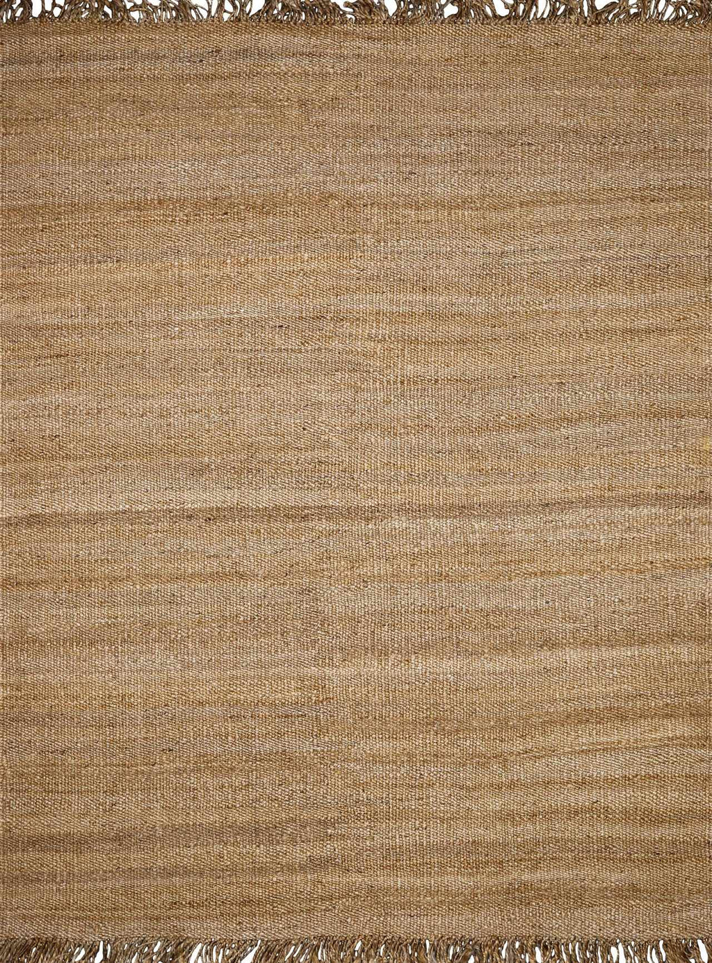 Oaks hand-woven flatweave jute rug in beige