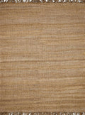 Oaks hand-woven flatweave jute rug in beige