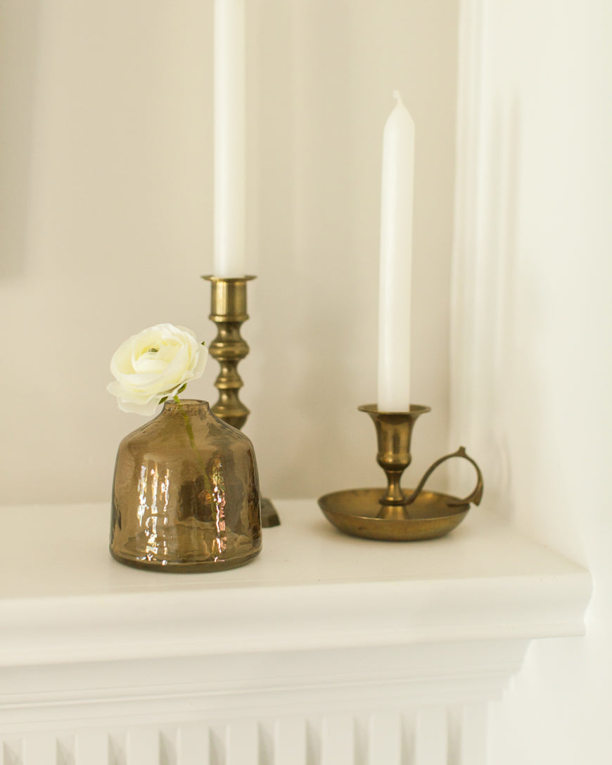 Bella Handblown Hammered Bud Vase, view 10