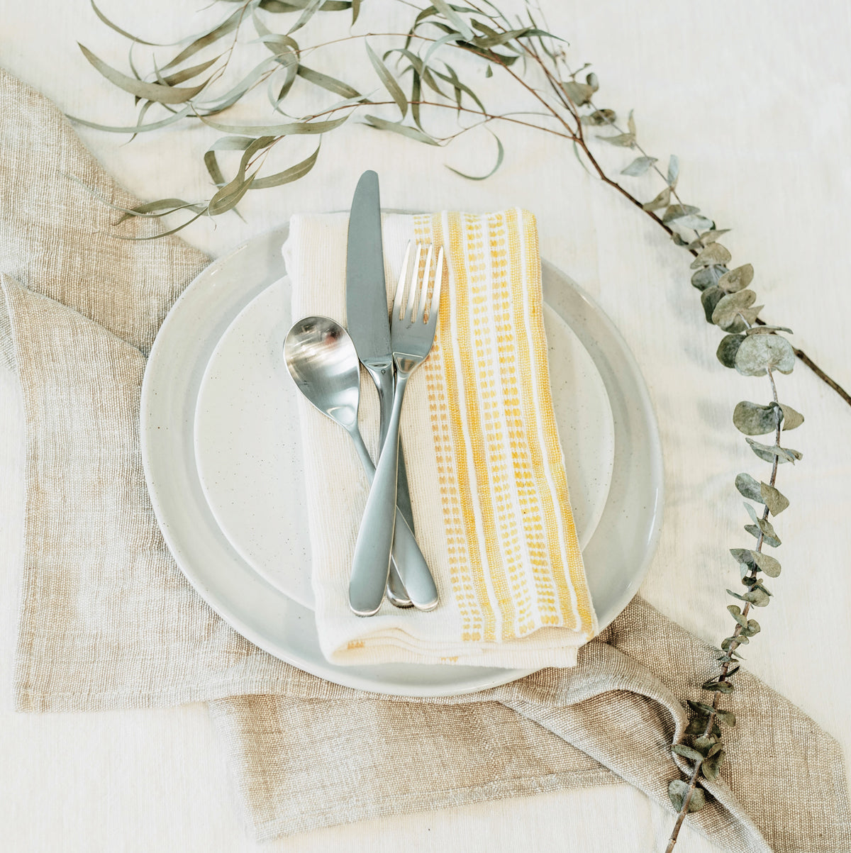 Aden Cotton Dinner Napkin, view 14