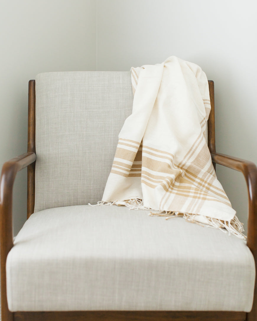 Cabin Hatch Cotton Throw Blanket, view 8