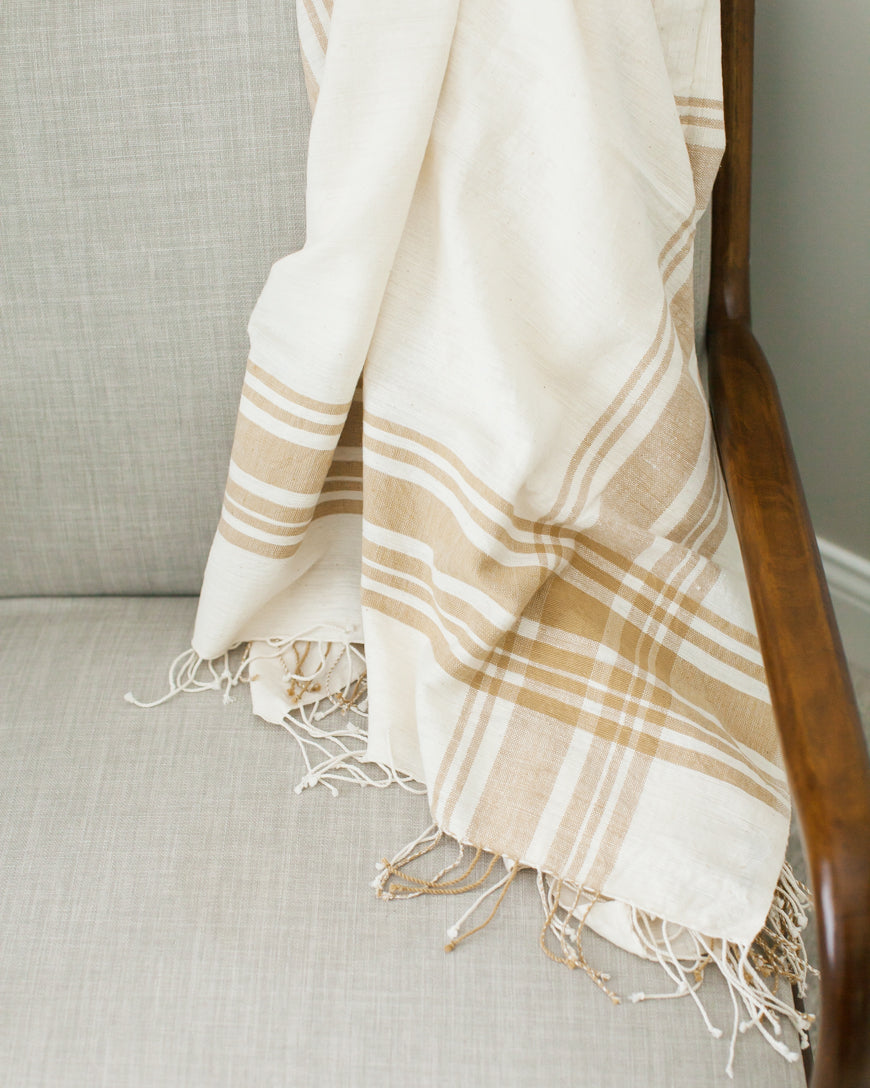Cabin Hatch Cotton Throw Blanket, view 7