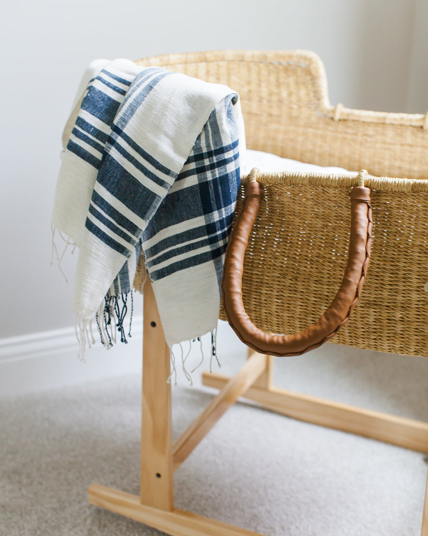 Cabin Hatch Cotton Throw Blanket, view 2
