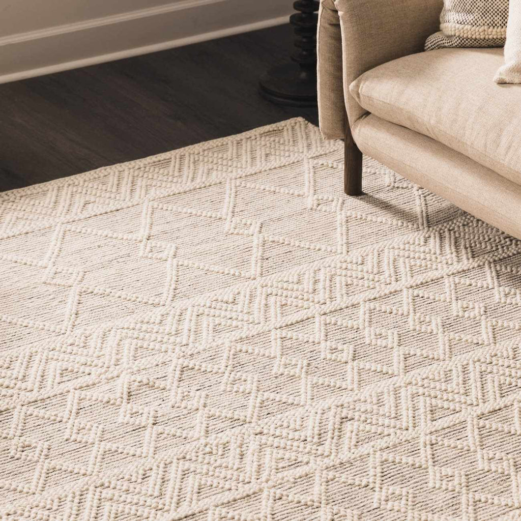 Whittington hand-woven wool blend rug, view 8