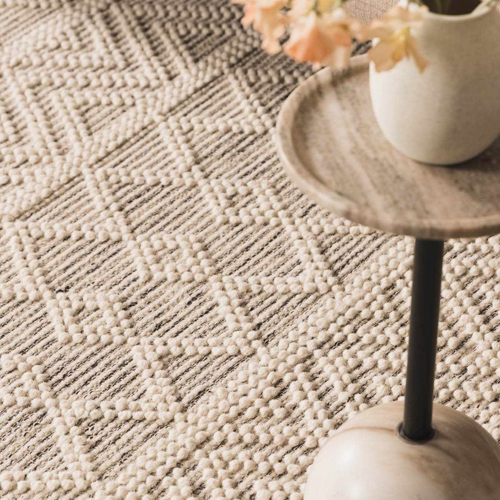 Whittington hand-woven wool blend rug, view 9