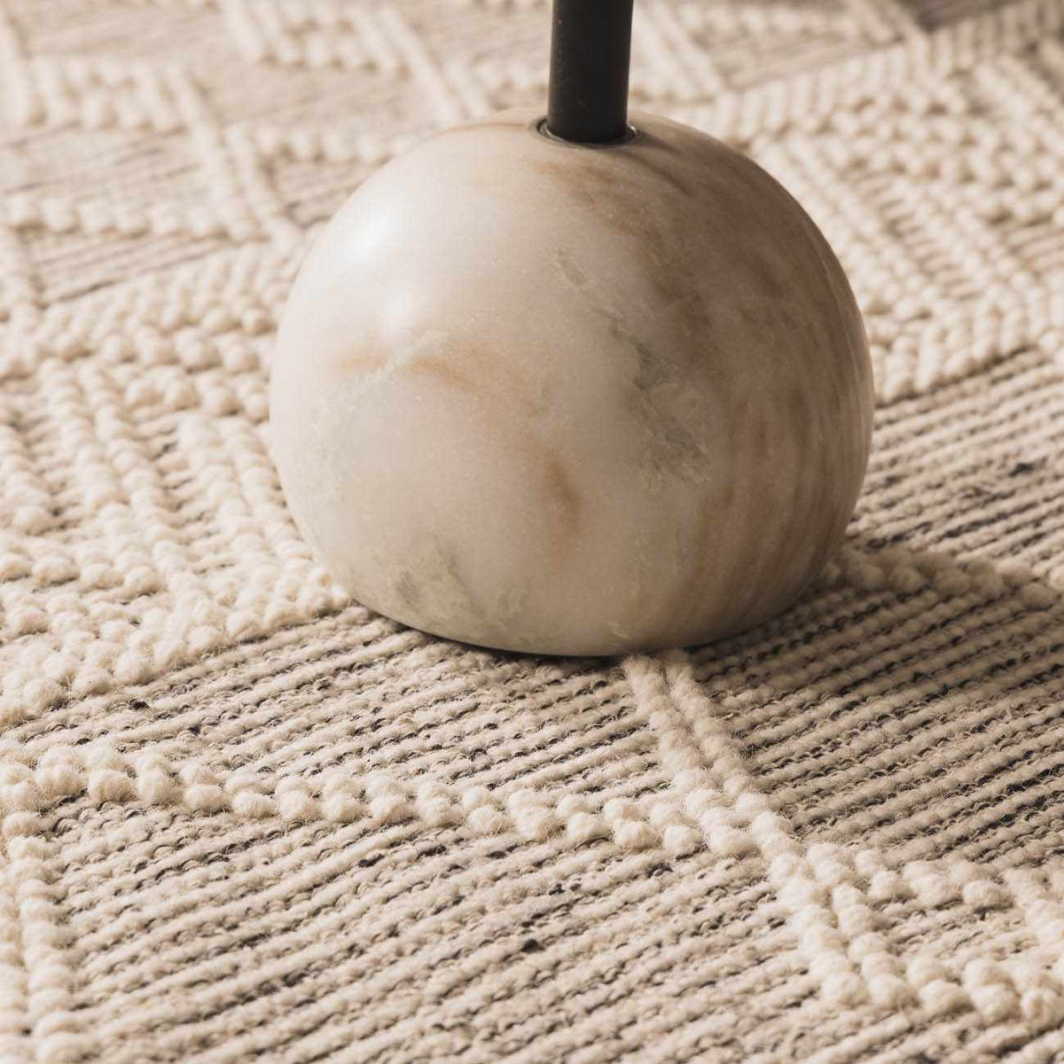 Whittington hand-woven wool blend rug, view 10