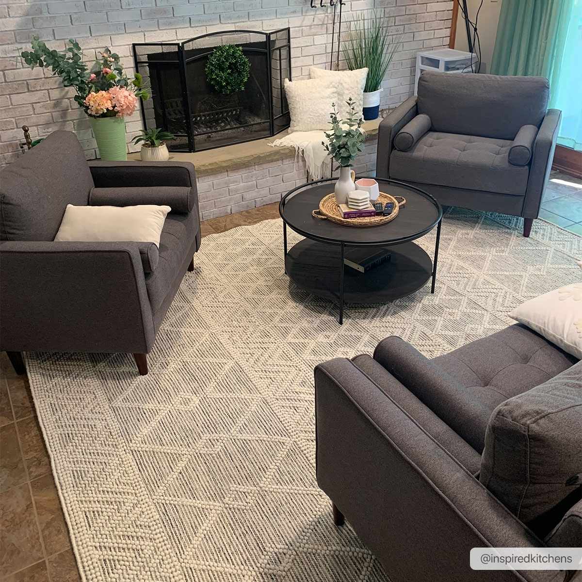 Whittington Hand-Woven Wool Blend Rug