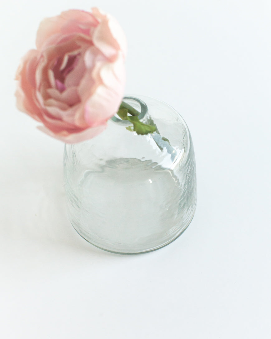 Bella Handblown Hammered Bud Vase, view 6