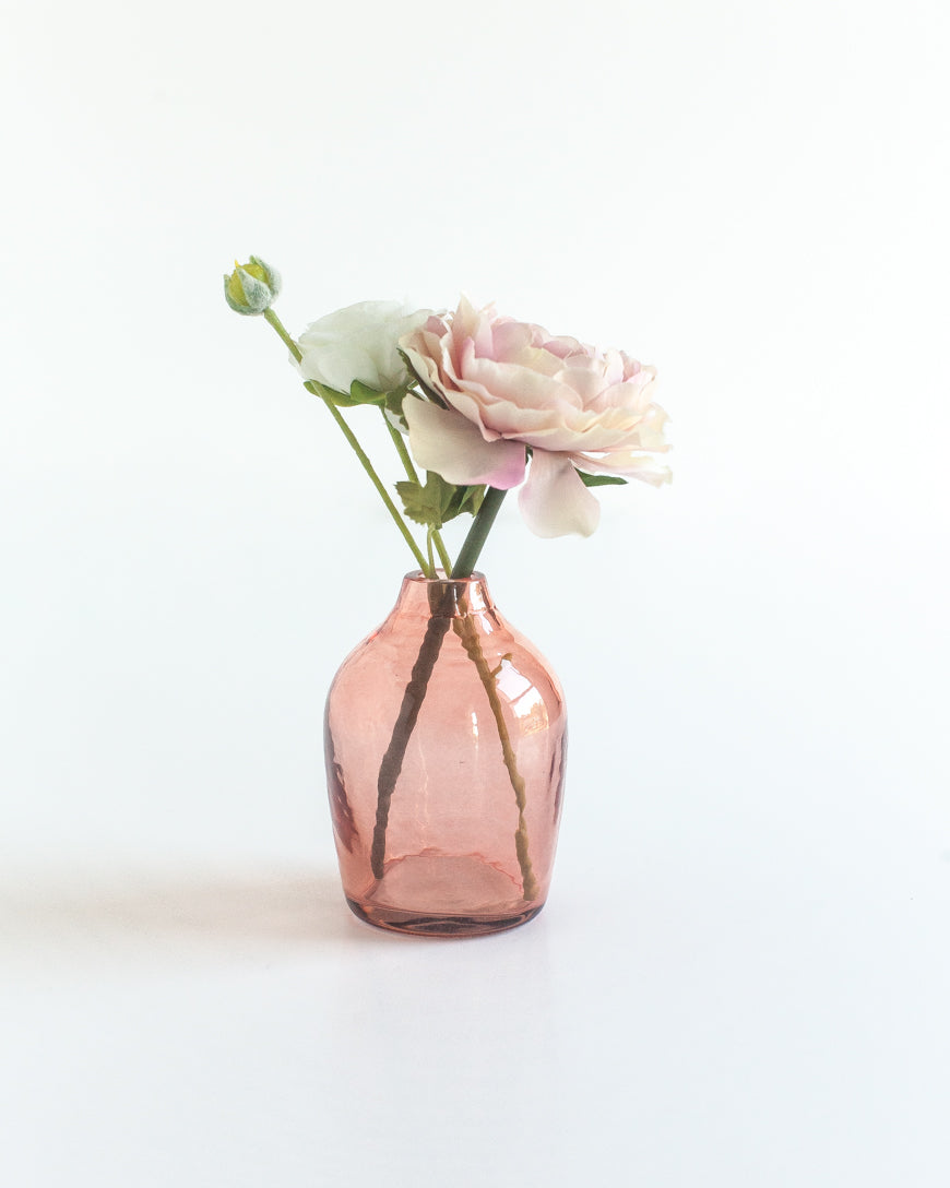 Haley Handblown Hammered Bud Vase, view 2