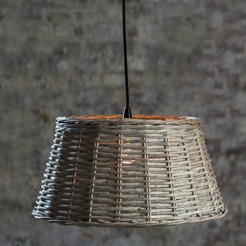 Handwoven Round Pendant Shade
