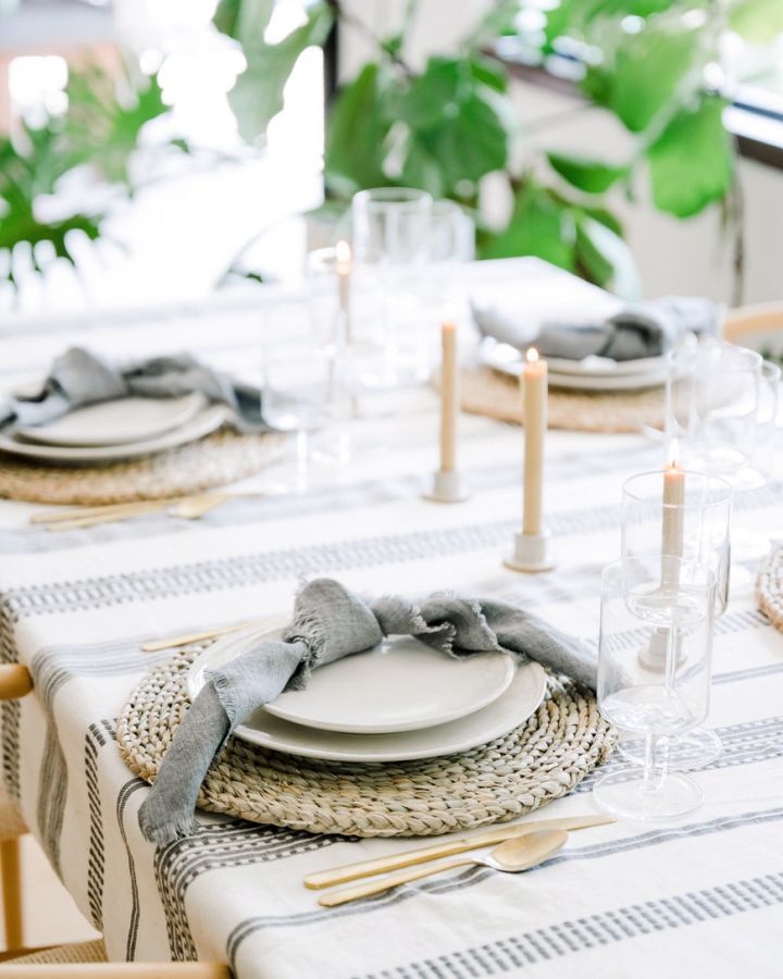 Aden Cotton Tablecloth, view 3