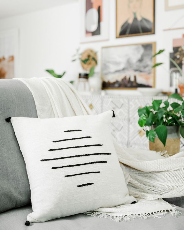 18" Hela Throw Pillow, view 4