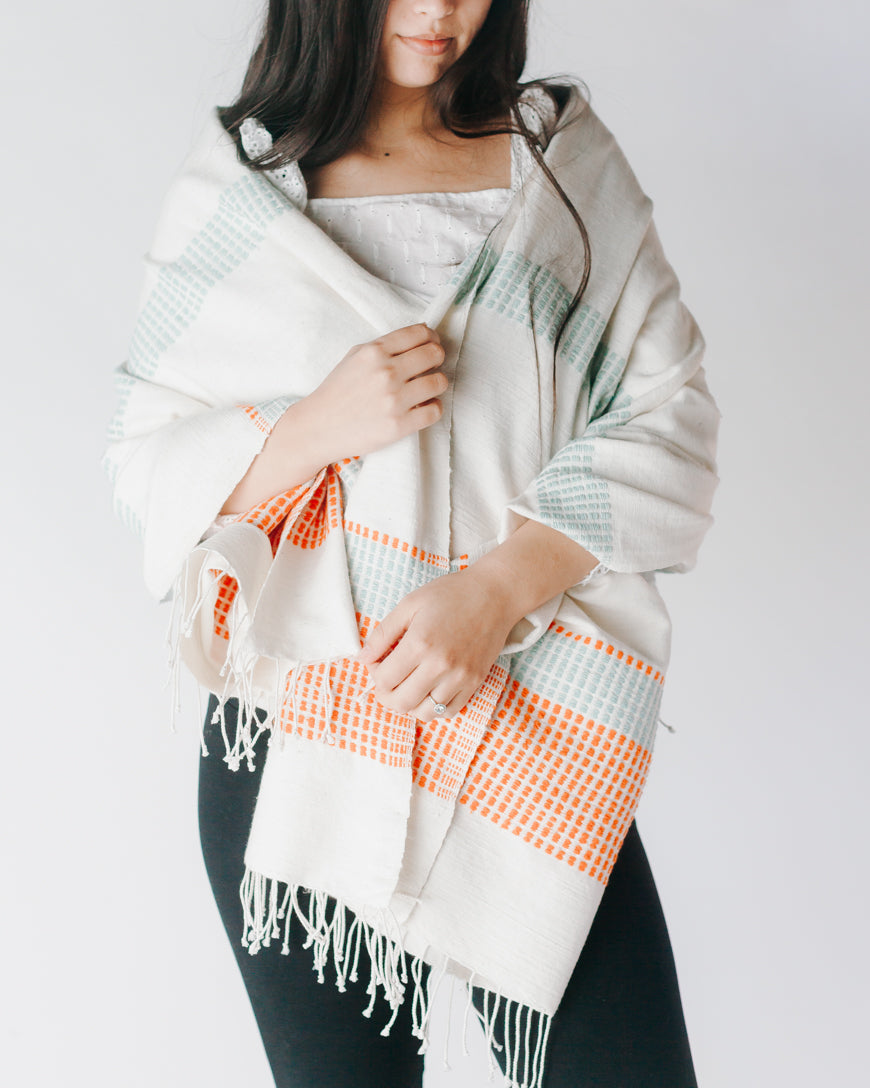 Camden Handwoven Cotton Throw Blanket, view 2