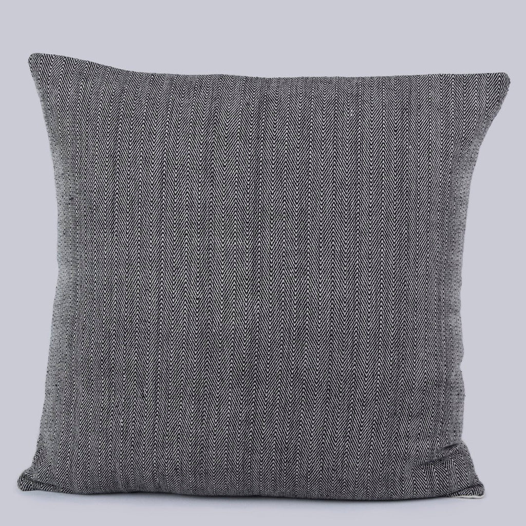 Cotton zig zag pillow cover, alternate view