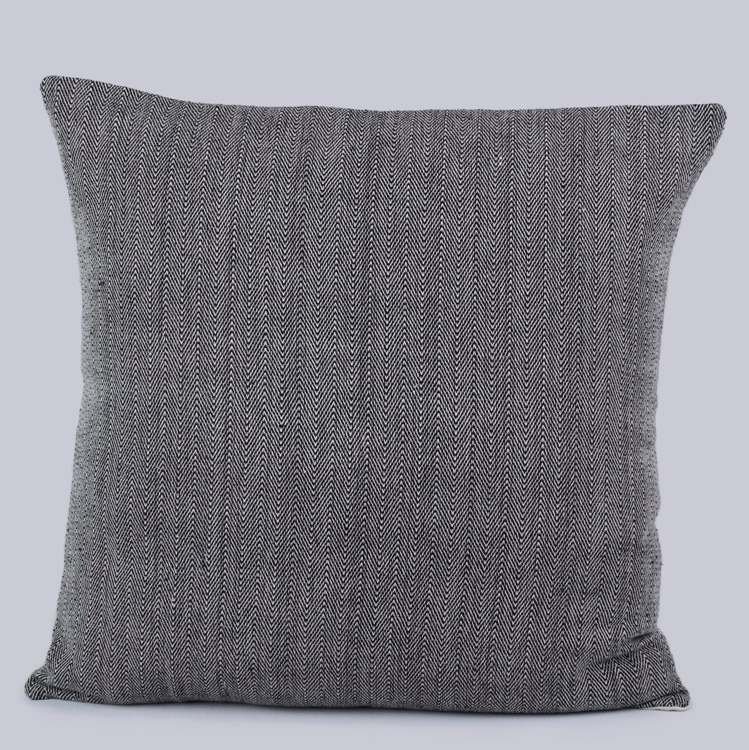 Cotton zig zag pillow cover, alternate view