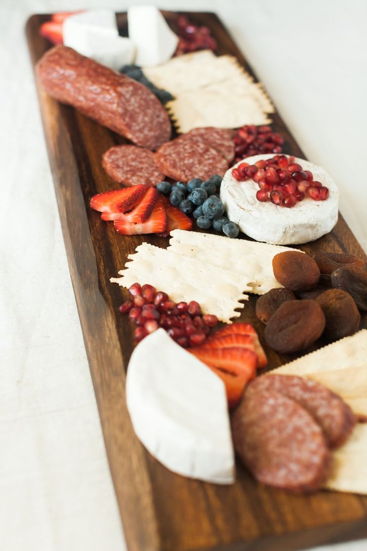 24" Acacia Wood Grazing Board, view 4