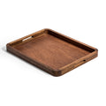 Aalborg 18 x 14 inch rectangle acacia serving tray