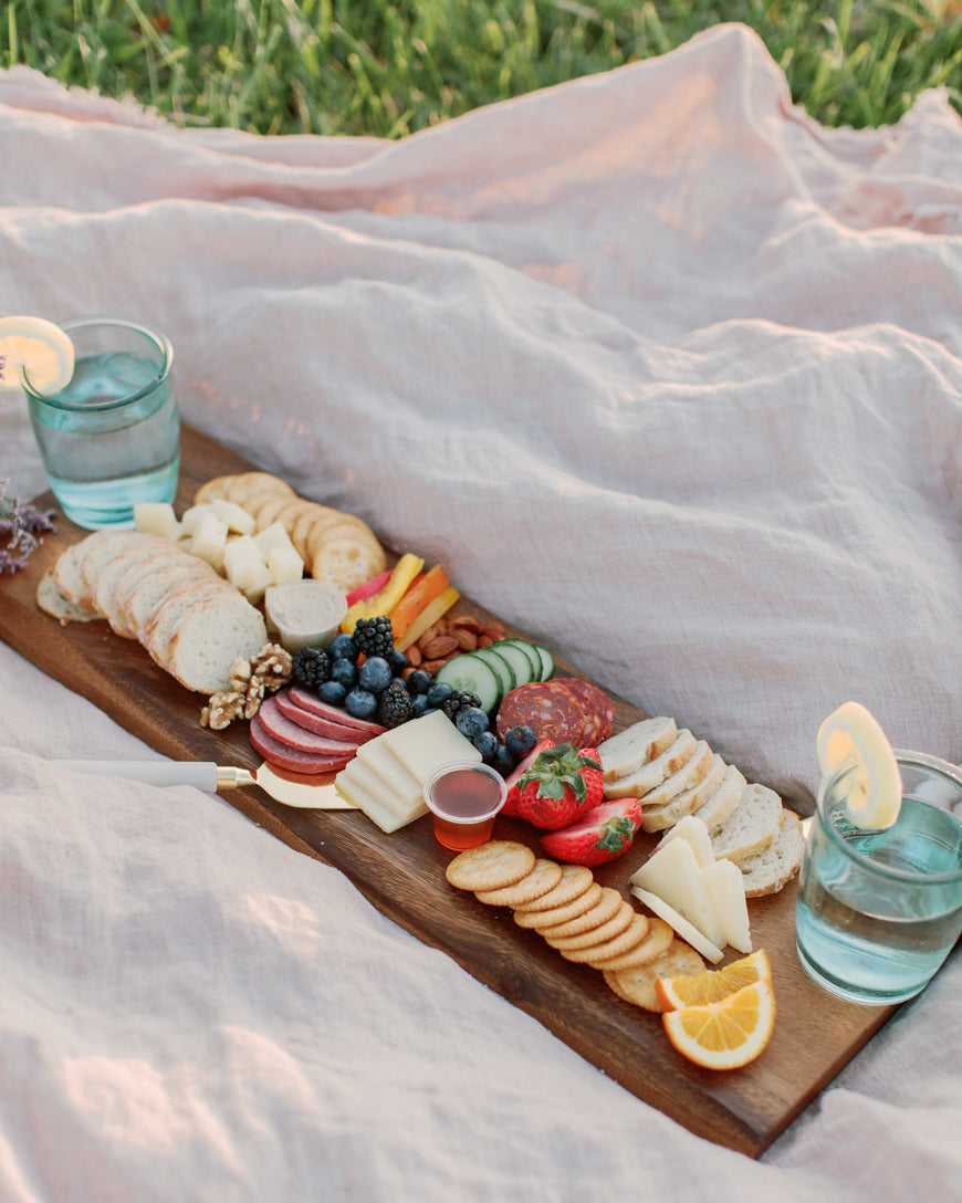 24" Acacia Wood Grazing Board, view 3