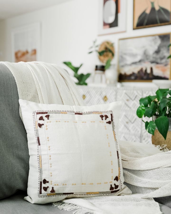 16" Lambadi Throw Pillow, view 2