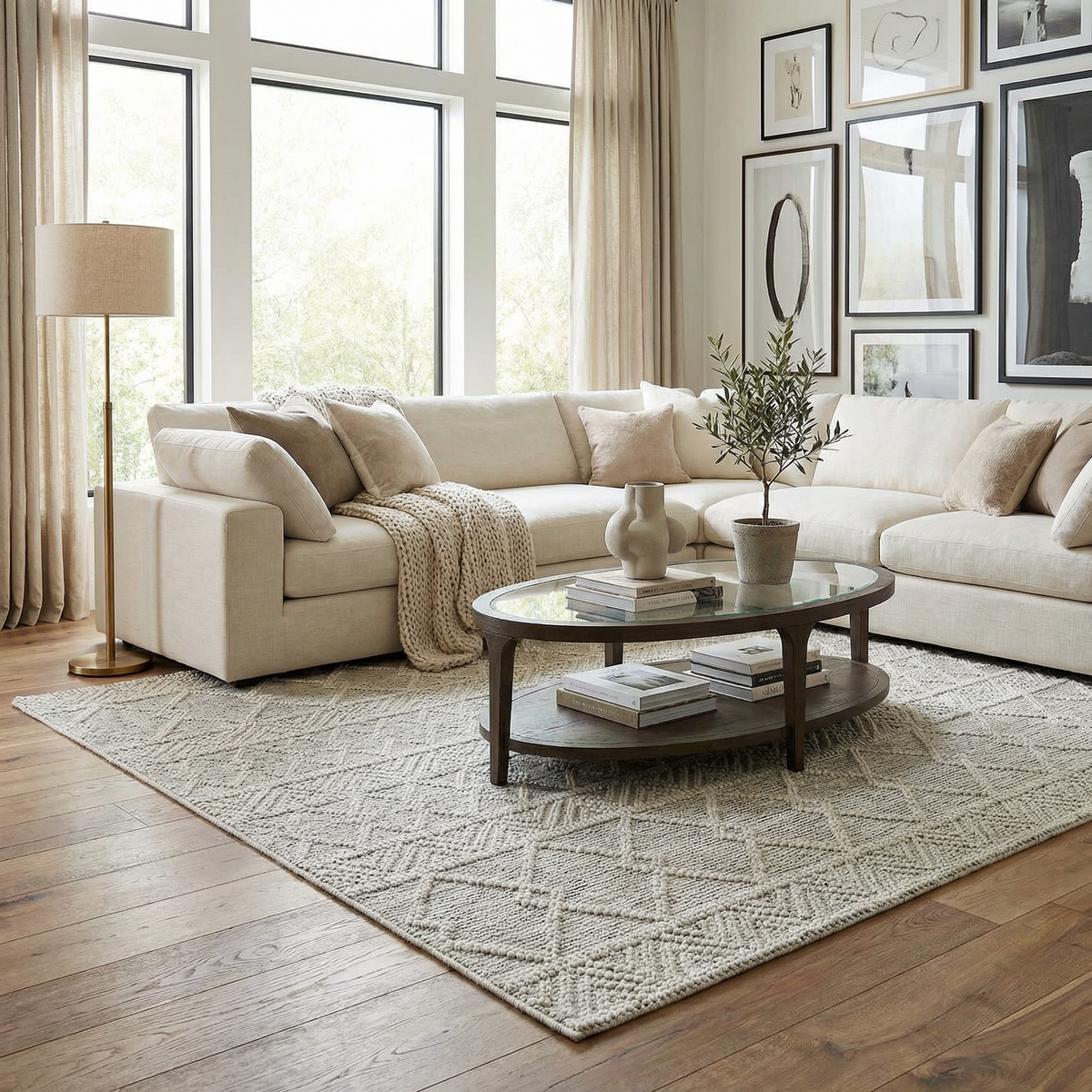 Whittington Hand-Woven Wool Blend Rug
