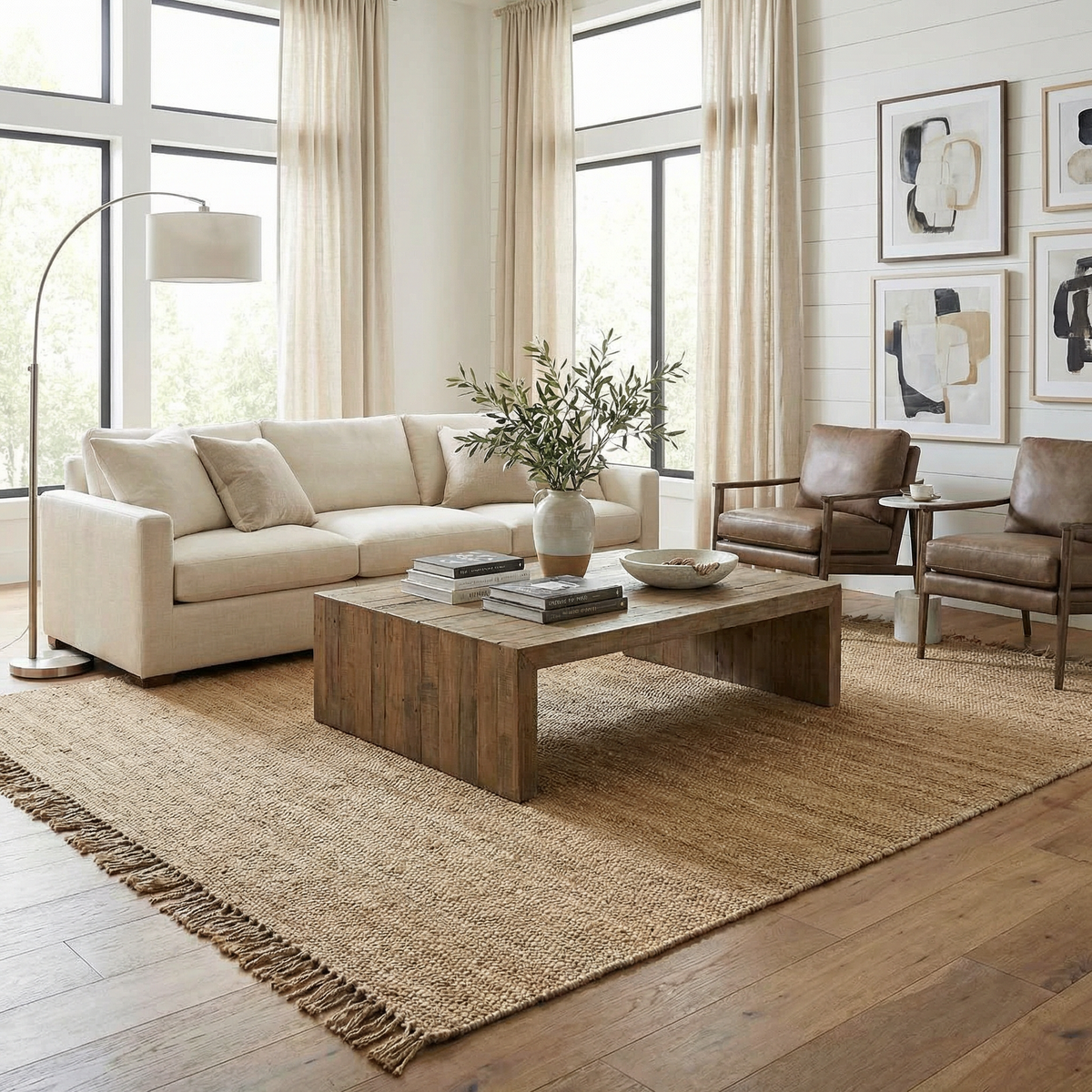 Oaks flatweave jute rug, view 2
