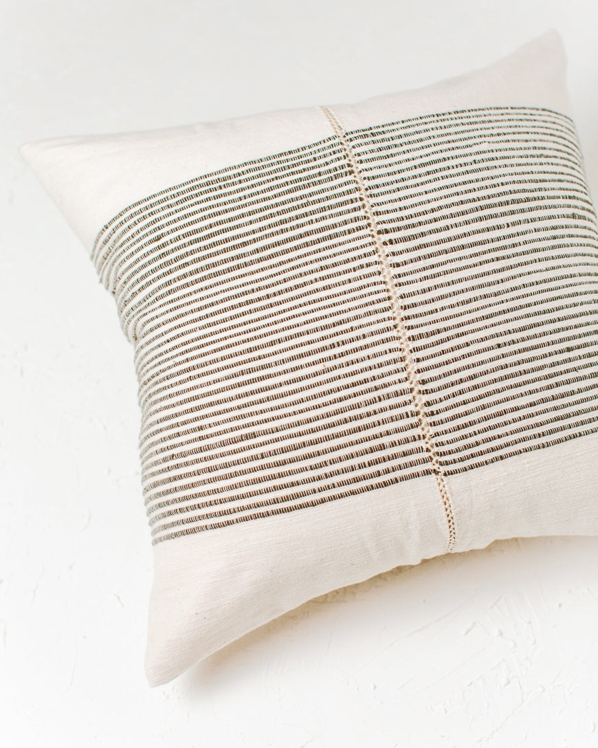 18" Riviera Hand-Stitch Throw Pillow Cover, view 5