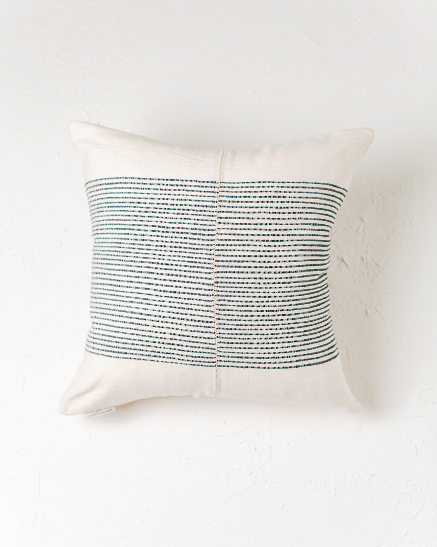 18" Riviera Hand-Stitch Throw Pillow Cover, view 3