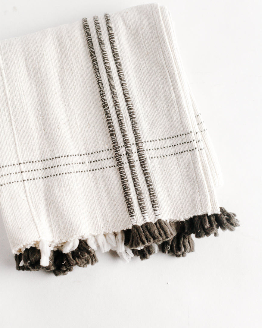 Ribbons Cotton Table Runner, view 6