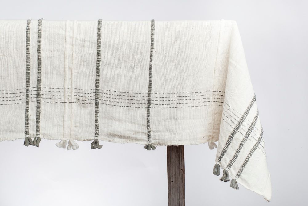 Ribbons Cotton Tablecloth, view 5
