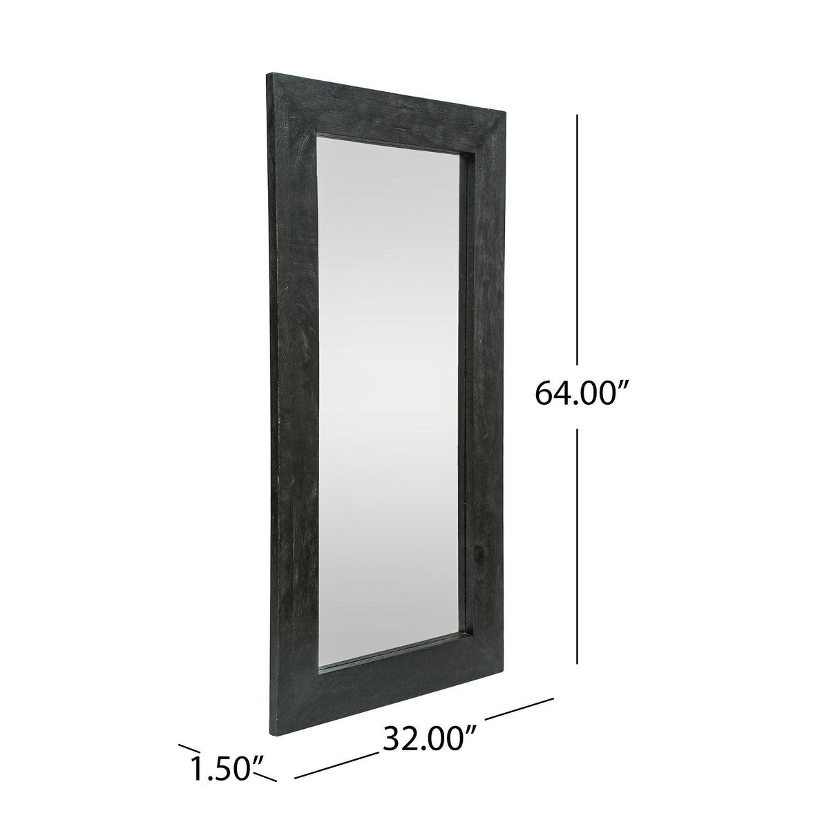 Mango Wood Full-Length Standing Mirror
