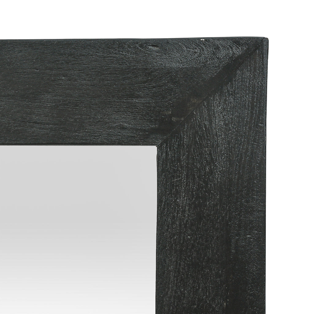 Mango wood full-length standing mirror, view 10